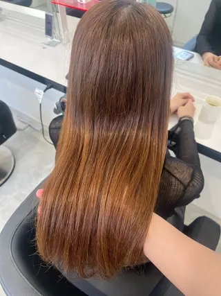 ロング みう/仙台/暖色/ 艶髪/顔周りカット/のヘアスタイル