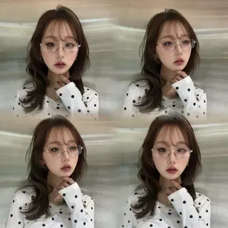 ロング カラー ヘアアレンジ 韓国/ワンホン/新宿 /Rumiのヘアスタイル