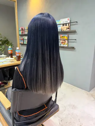 ロング カラー 岡崎/髪質改善/ ハイトーン/鈴木進のヘアスタイル