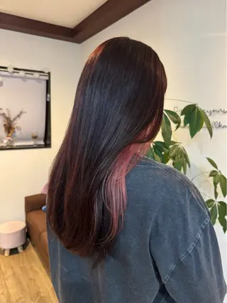 ロング カラー acero + hair&eyelash 幸手店【アチェロ】所属・ハイライトハイトーン 💖MOMOKAのヘアスタイル