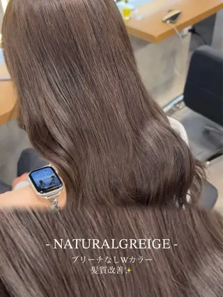 ロング キッズ ナチュラル艶カラー/ YUNAのヘアスタイル