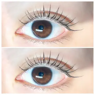 マツエク・マツパ まつ毛パーマとカラー 二刀流🥰岩崎夏実のヘアスタイル