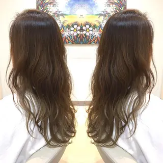 ロング カラー 🐝肥田 しょーと🐝のヘアスタイル