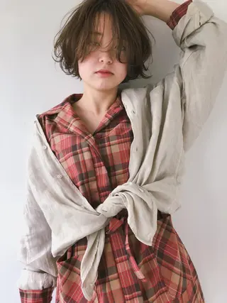 ミディアム ボブ/レイヤー 🌟梅田盛一🌟のヘアスタイル