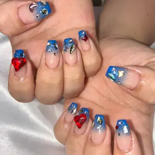 ネイル Nail ヌシん家 AKANEのネイルデザイン