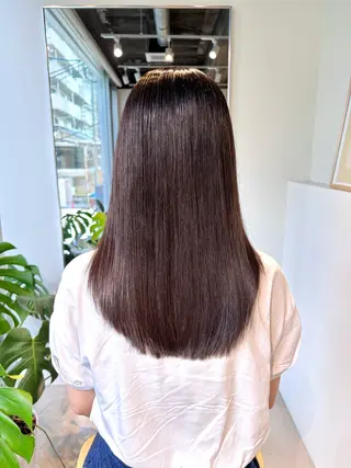 セミロング 髪質改善スペシャリス ト長尾勇弥/梅田中津のヘアスタイル