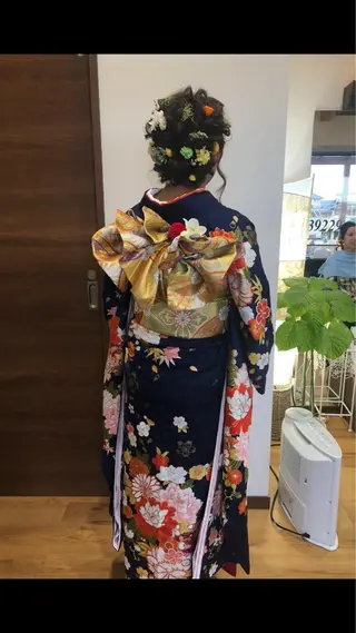 ミディアム ヘアアレンジ Kanani所属・田中 佐枝子のヘアスタイル