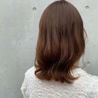 セミロング putri店長 和田鈴采のヘアスタイル
