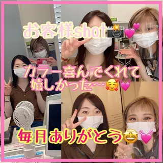 ショート カラー パーマ ヘアアレンジ メンズ キッズ ネイル マツエク・マツパ ✂︎ショート、ボブ、 レイヤー🩵YUMIのヘアスタイル