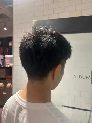 ショート パーマ メンズ ITbyALBUM藤沢店所属・IT by ALBUM立川のヘアスタイル