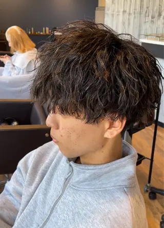 パーマ メンズ CUORE HAIR ange水戸所属・🌟パーマリスト 鈴木雄大🌟のヘアスタイル