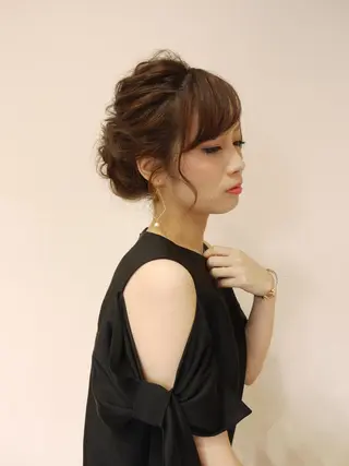 ロング ヘアアレンジ jolie amieのヘアスタイル