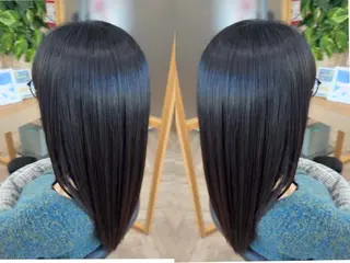 セミロング minagawa yumiのヘアスタイル