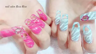 ロング ネイル ネイルスタジオ シェイクユアハンズのネイルデザイン