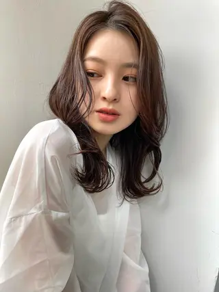 セミロング カラー アレンジ指名 no.1✨ｈａｋｏのヘアスタイル