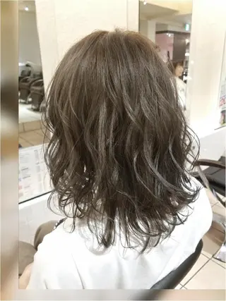 カラー ヘアアレンジ ミディアム 【髪質改善美容師】t occa茨木篠原健太のヘアスタイル