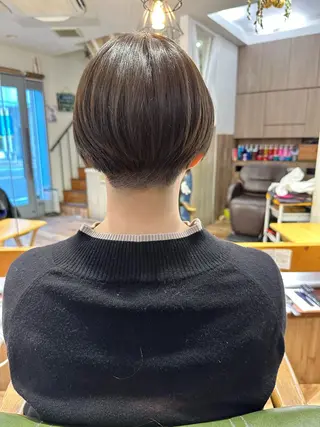 ショート ボブ/インナーカラー ショート/佐野祥子のヘアスタイル