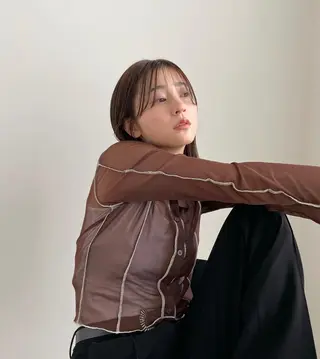 ロング カラー 韓国レイヤーカット 🫧大阪梅田レイヤーのヘアスタイル