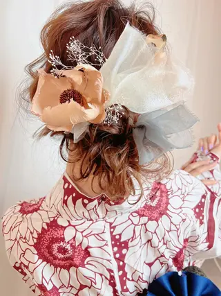 ミディアム 《カメレオン》 西田美輝のヘアスタイル