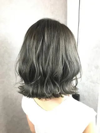 ミディアム カラー ツイストスパイラル パーマ🟡KYOUのヘアスタイル