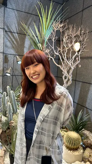 ロング カラー ꪆৎ平行アーチ ྀི ワカナの眉毛・アイブロウイメージ