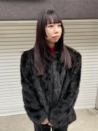 ロング カラー 樫原裕二/レイヤー カット/透明感カラーのヘアスタイル