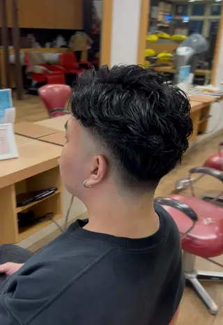 パーマ hair make sanctuary所属・オオエ トア／カラー／パーマのヘアスタイル