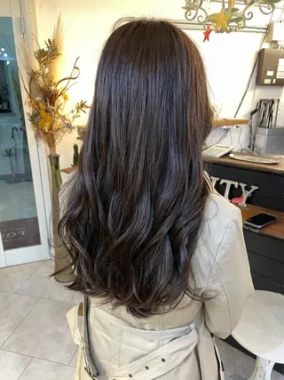 ロング カラー あしかが ゆいとのヘアスタイル