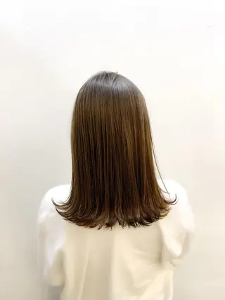 セミロング カラー ヘアアレンジ 〽️magico/ ウルフDaiki〽️のヘアスタイル