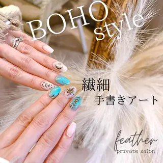 ネイル Feather MAIのマツエク・マツパデザイン