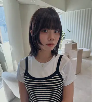 ミディアム カラー ショートカット募集中 /NAGISAのヘアスタイル