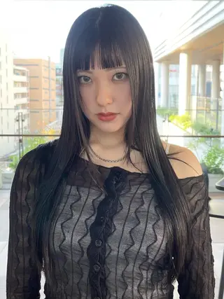 ロング 園田 渉 ◤SHIKIO◢のヘアスタイル