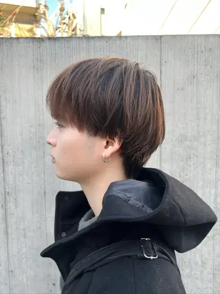 メンズ くすみカラー/メンズ /縮毛/川添桃花のヘアスタイル