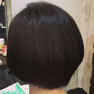 ショート カラー パーマ 金崎 新吾のヘアスタイル