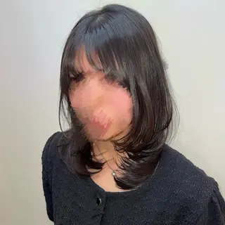 ミディアム 🧿パーマ/レイヤー 🧿シュリのヘアスタイル