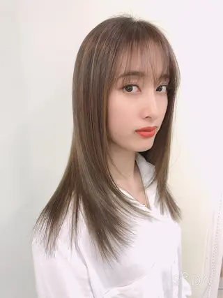 セミロング メンズ特化 刈り上げない/金井のヘアスタイル