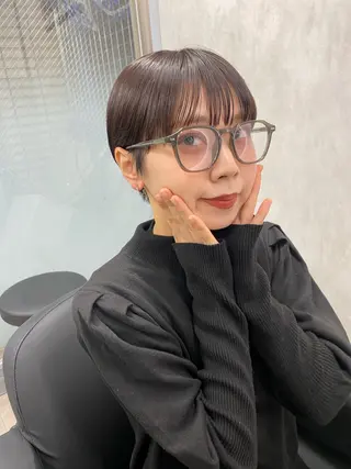 ショート カラー IVORY.所属・🟩白髪ぼかし/ボブ /ショートヘア/大司のヘアスタイル