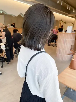 ショート カラー ヘアアレンジ ミニボブ/ブリーチ 🌈MISATOのヘアスタイル