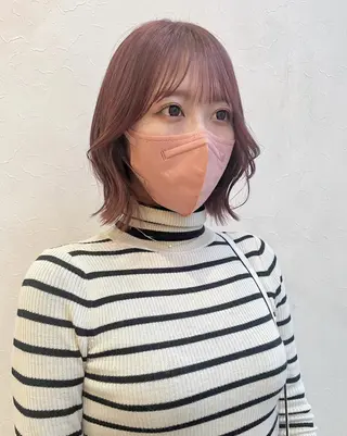ミディアム カラー nakahara madokaのヘアスタイル