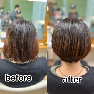 ショート 神谷 千明のヘアスタイル