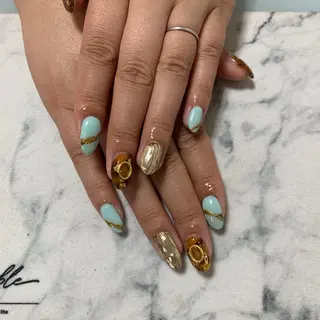 ネイル 🌙🫧CHARME (RUKA)🦋🫧のネイルデザイン