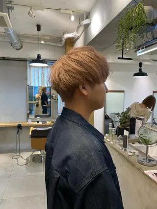 ショート カラー メンズ 艶カラー 🤍🫧/makoのヘアスタイル