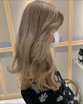 カラー ラベンダー/レイヤー スタイル🤎mamiのヘアスタイル