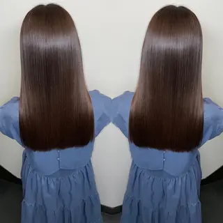 ロング shinka 髪質改善　縮毛矯正所属・美髪ストレート/美髪 レイヤー特化増原優斗のヘアスタイル