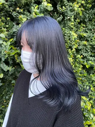 セミロング NATSUKI😸 ‪✂︎‬南森町美容室のヘアスタイル