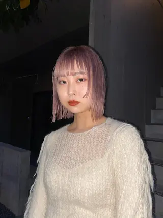 ショート カラー タカノ ノゾミのヘアスタイル