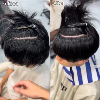 ミディアム パーマ 🔮メンズ縮毛矯正 毛流れパーマ💎竹永のヘアスタイル