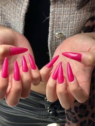 ロング Latte Nail 十三のネイルデザイン