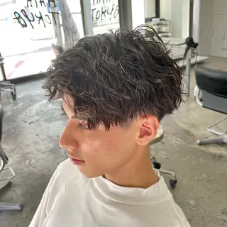 ショート パーマ メンズ メンズ特化美容師/ 藤戸 椋のヘアスタイル