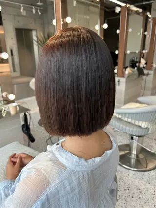 ミディアム カラー ボブ/髪質改善 jionのヘアスタイル